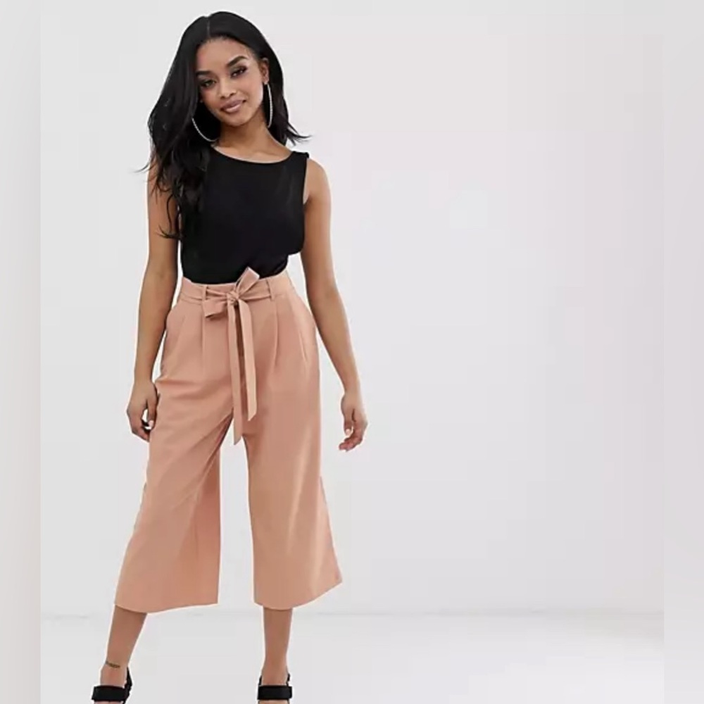 NWT apt 9 womens culottes with tie waist